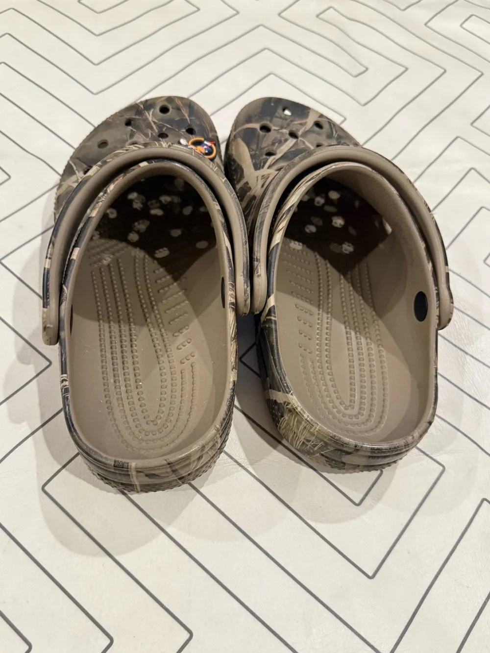 CROCS Kids Camo Slip-On Sandals